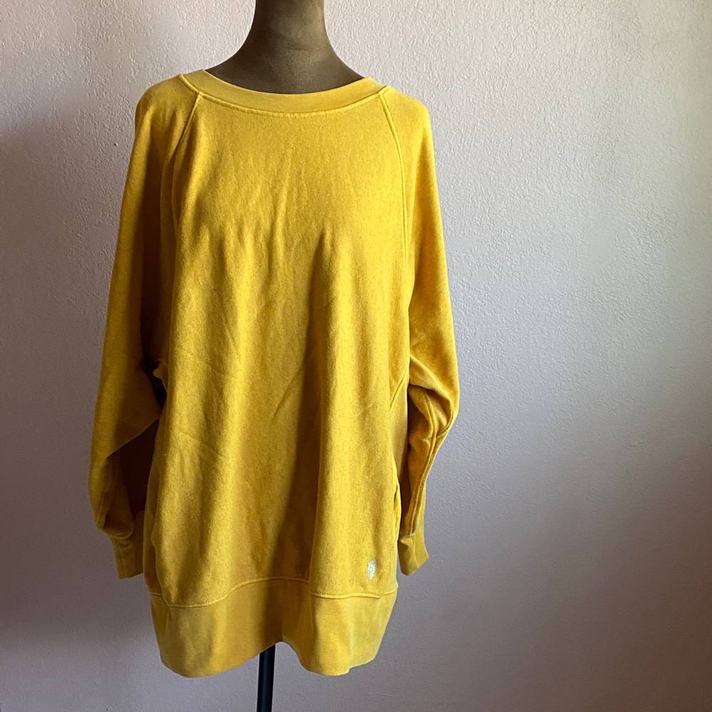 FP Movement by Free People Sunny Yellow Crew Neck Sweater